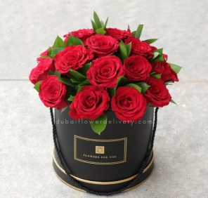15 red roses box