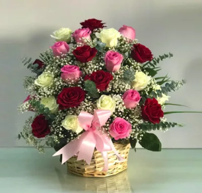 31 roses basket delivery